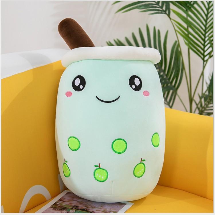 24 см Подушка для чая с молоком Kawaii Мягкая плюшевая игрушка Boba Tea Plushie Игрушка для детей Игрушки Подарки на день рождения