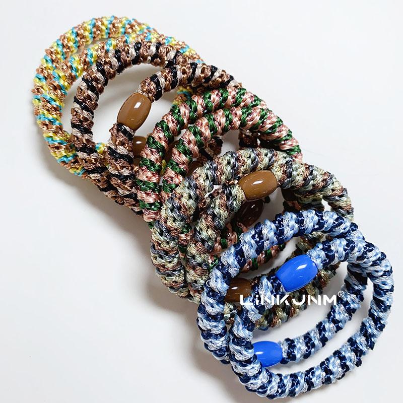 10PCS Korean Women Hair Scrunchies Quality Girls Elastic Rubber Bands Ponytail Holder Tie Gum Accessoies Party Birthday Gift