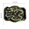 Chinese Style Belt Buckle with Relief Dragon Pattern Adult Belt Buckle Replacement DIY Craft Belt Buckle Replacements