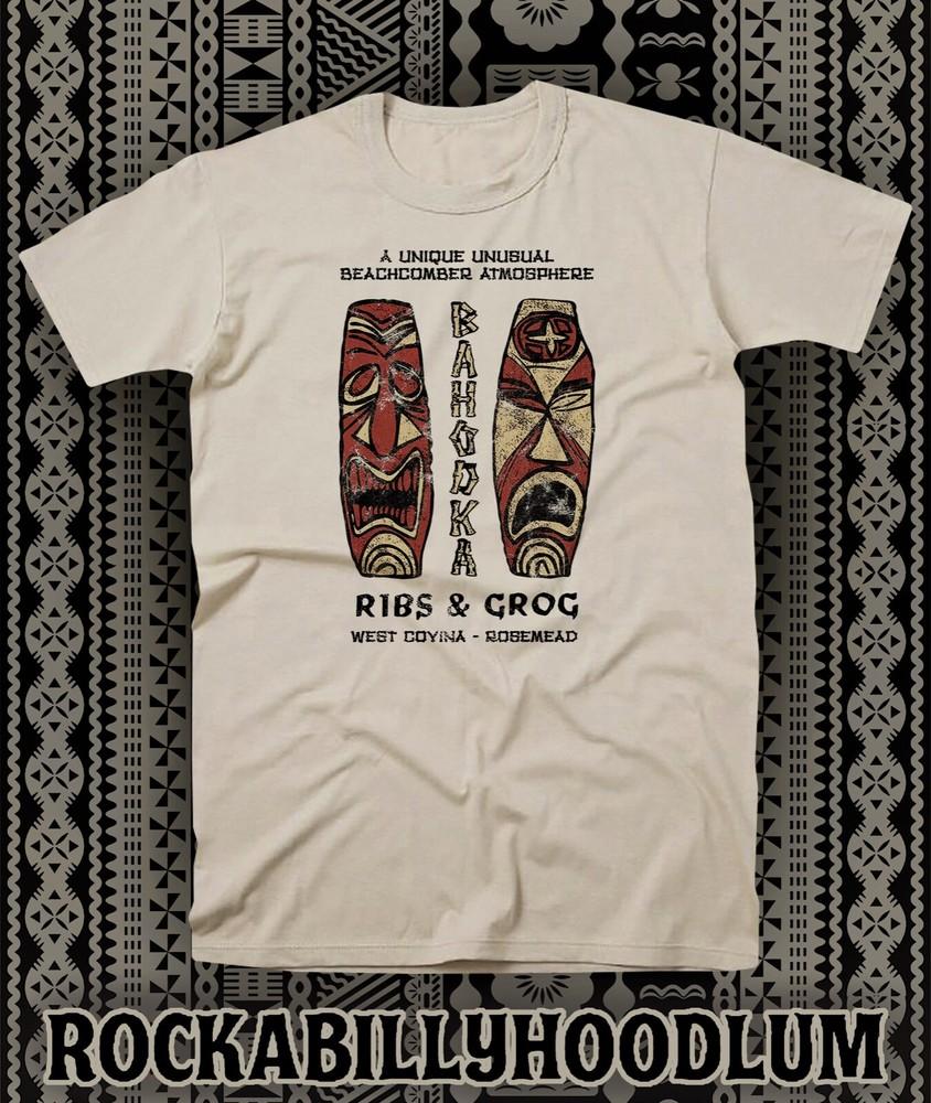 Retro Tiki Bar Tee T Shirt Unisex Mug Restaurant Polynesian Bahooka Ribs Grog