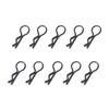 10 шт. RCs Car Metal Body Clips R-Pins из нержавеющей стали для модели автомобиля 1/10 1/8