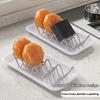 Anti-Slip Stainless Steel Soap Box W-Shaped Soap Holder Draining Soap Rack  Student Dormitory
