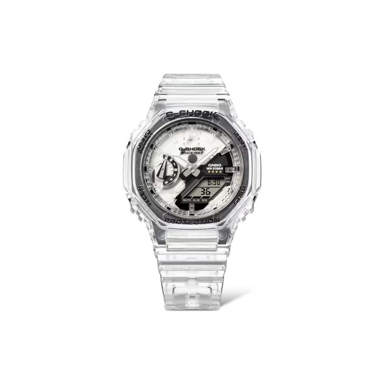 Casio G-Shock 40-летие Clear Remix Водонепроницаемые 200 м Кварцевые часы Женские часы Серые GMA-S2140RX-7AJR