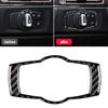Car Interior Accessories Headlight Switch Frame Cover Trim Carbon Fiber Sticker for BMW E90 E92 E93 320i 325i 2005-2012