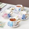 Ceramics Coffee Cup Saucers Suit Ins English Style Originality Black Tea Teacup Household Afternoon Tea Latte Black Coffee Mugs