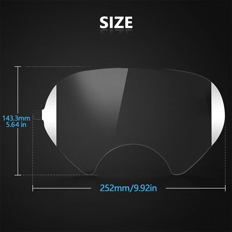Protective Scratch Resistant Film For 3M 6800 Gas Mask Respirator Full Face Window Screen Protector Painting Spraying Mask cover