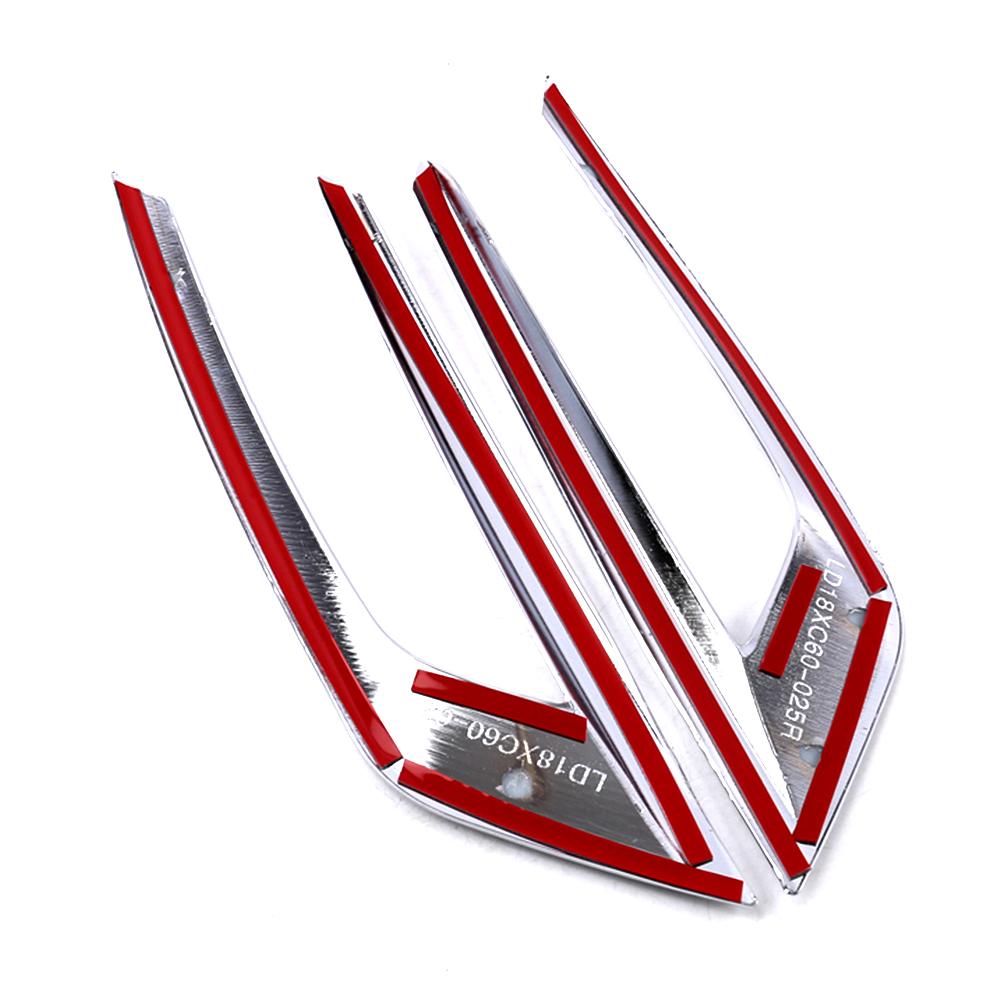 Для Volvo XC60 2018-2022 хромированная передняя противотуманная фара, задняя противотуманная фара, накладка, рамка, внешний вид из АБС-пластика