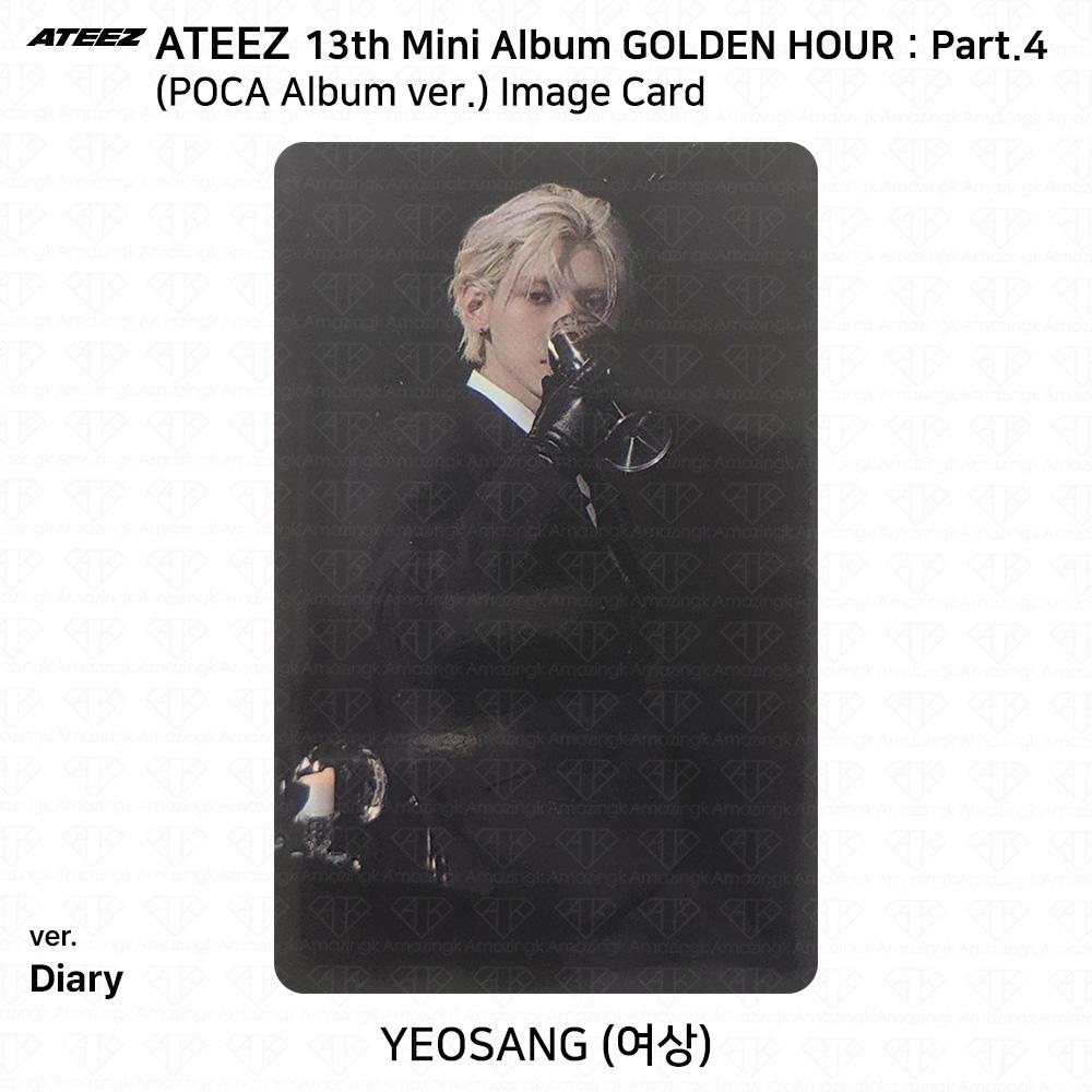ATEEZ 13-й мини-альбом Golden Hour Часть 4 POCA Альбом версия. Фотокарта