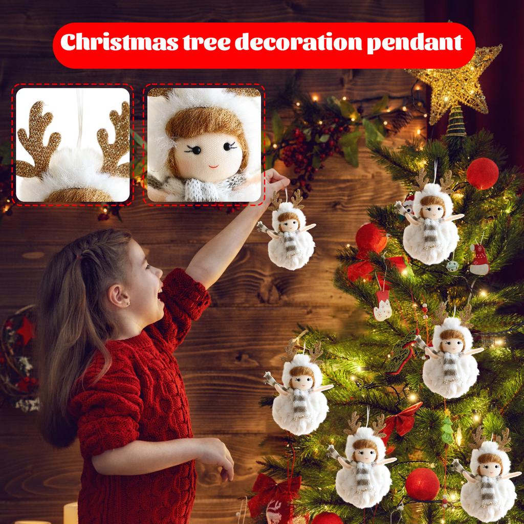 Подвеска для украшения елки Маленькая подвеска Рождественское украшение Кукла Маленькая подвеска