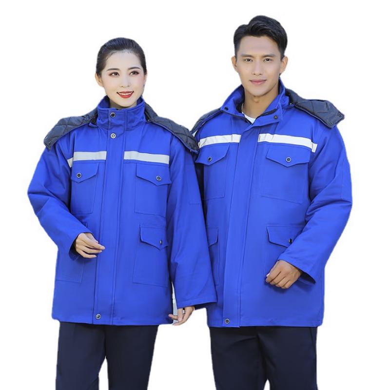 Biffiesor BFS9662 Зимняя хлопковая утолщенная съемная рабочая куртка