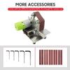 Belt Sander Electric Sanding Polishing Grinding Machine 7   Speed with 10 Sanding Belts for Polishing Wood Acrylic Metal (Belt Size: 30*33