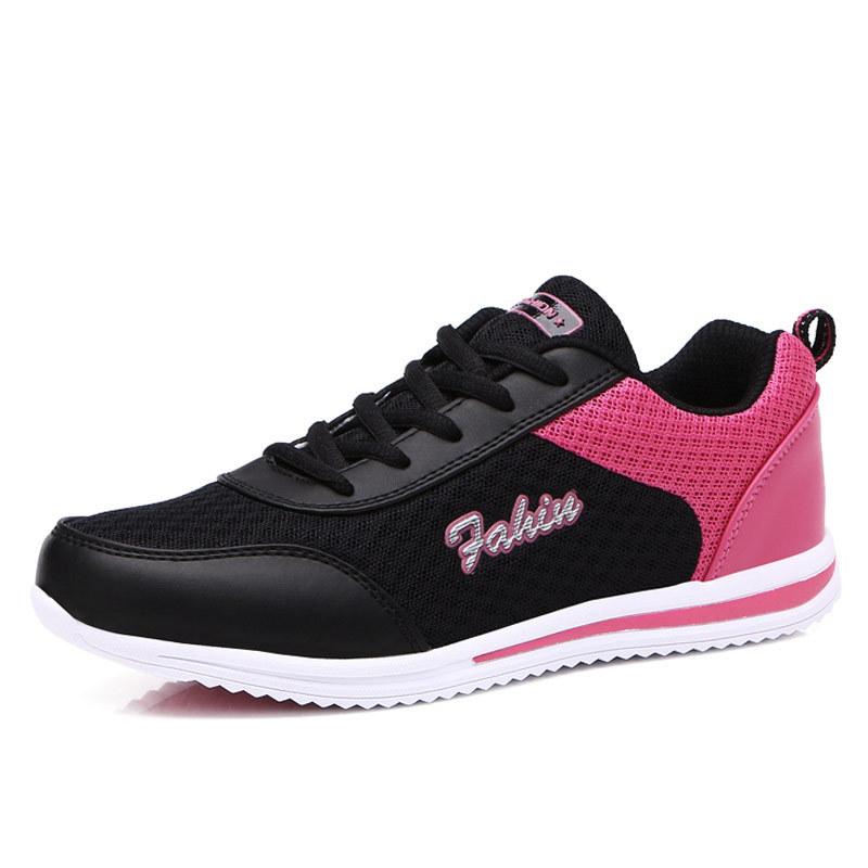 Fashion 2024 New Fashion Sneakers For Women Breathable Trainers Outdoor Women Sneakers Mesh Fabric Lace Up Female Footwear Shoes Women