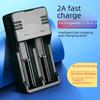 Dual Battery Charger UK63USB for 3.7V Cylindrical Lithium 18650 Batteries