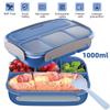 Lunch Box For Kids Compartments Microwae Bento Lunchbox Children Kid School Outdoor Camping Picnic Food Container Portable