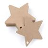 100pcs Five-pointed Star Christmas Wedding Label Party Gift Card Hanging Tags Christmas Ornaments Party Decorations Wholesale