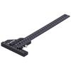 Woodworking Scribing Ruler, T-Shaped Design, Aluminum Alloy Material, T-Shaped Carpenter's Ruler, Carpentry Dash Gauge