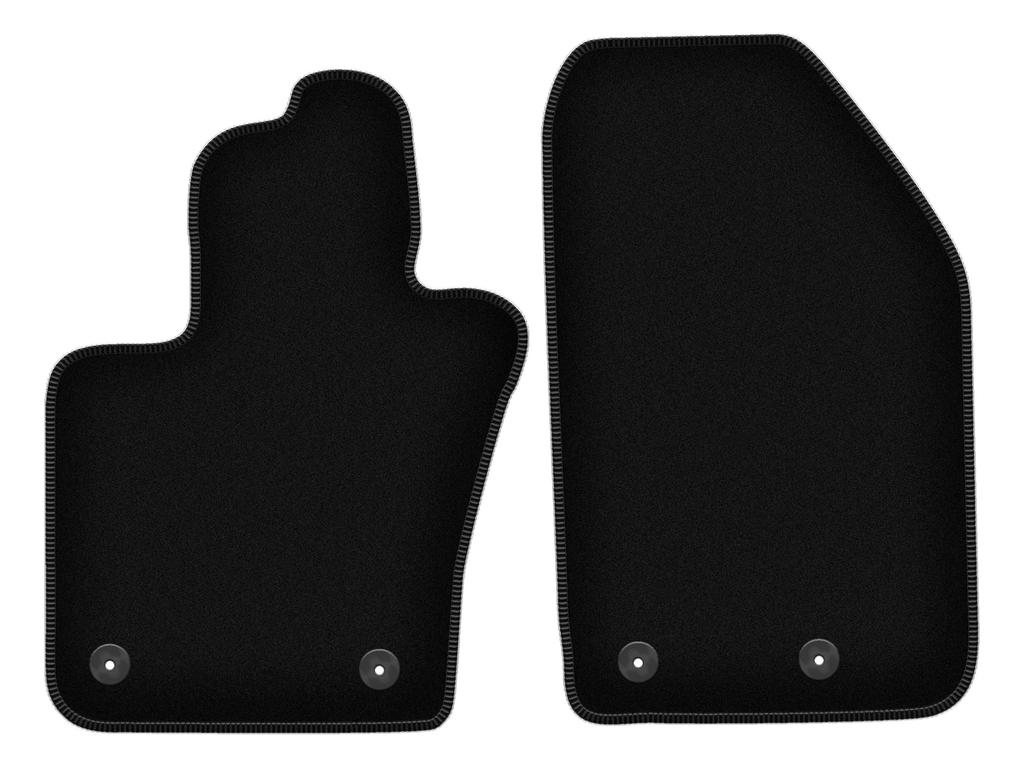 BASIC front velour floor mats for: Fiat 500X crossover (2014-2018)