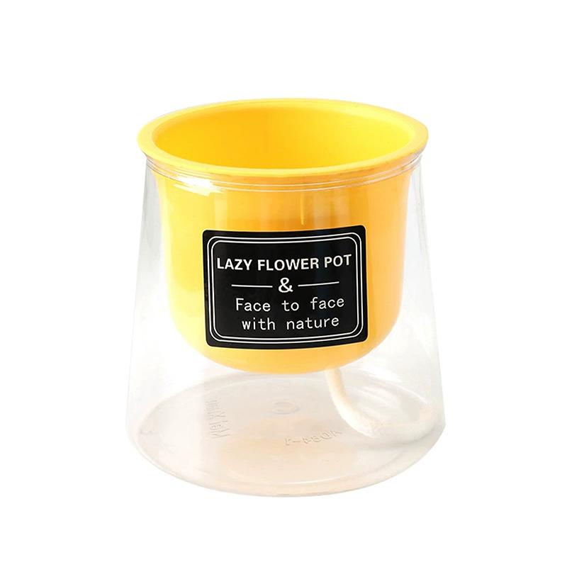 3.93Дюйма Ленивый Автоматический Впитывающий Горшок Горшок Гостиная Балкон Горшок Горшок