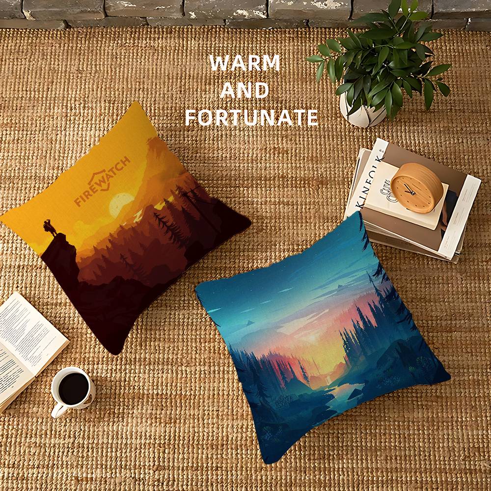 Deep Forest Firewatch Pillowcases Home Bedding Decorative Pillow Cover Wedding Super Soft Pillow Case