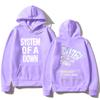 Rock Band System of A Down Hoodie System of A Down Tour 2026 Sweatshirt Men Alternative Metal Music Streetwear Unisex Gothic Top