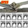Car Wiper Repair Clip Front Windshield Wiper Linkages Iron Fixing Clip Replaceable Accessories Auto Wiper Dual Linkage Buckle