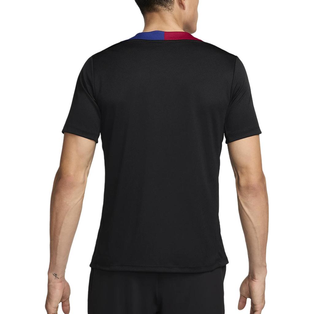 Новый мужской трикотажный топ Nike Fc Barcelona Strike с коротким рукавом Nike Dri FIT для футбола FN9816-011