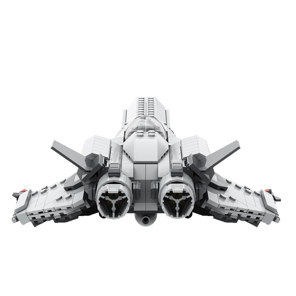 Gobricks MOC Каприканский Вайпер (Battlestar Galactica) Кирпичи Корабль Самолет Строительный Блок Набор Образовательная Игрушка Для Коллекции Подарок