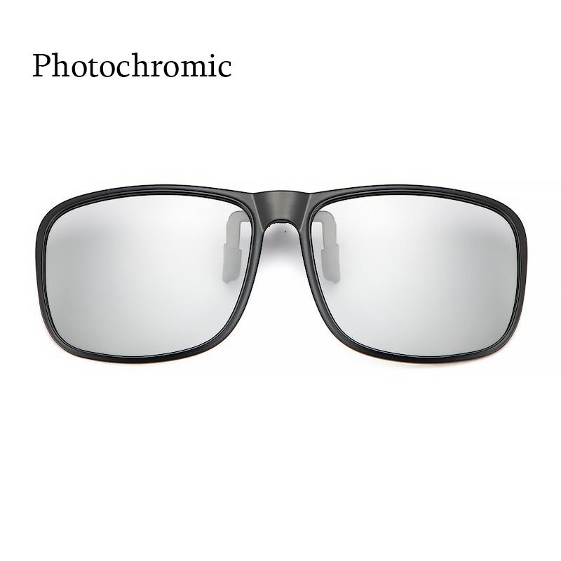Non-polarized Sunglasses Clip for Men and Women Flip Up Polarized Sun Glasses Driving Night Vision Clip-on Style Fishing Cycling Eyewears