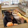 3D Персидский кот, Милый котенок калико, Мультяшный ковер-циновка Регдолл для гостиной, спальни, домашнего декора, Нескользящий для дивана, Придверный коврик, Подарок ребенку