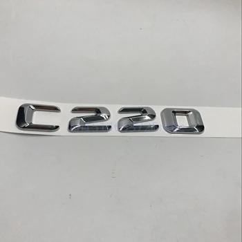 ABS For Mercedes-Benz C Class C180 C200 C220 C260 C280 C300 C320 Trunk Rear Emblem Badge Chrome Letters ZO7