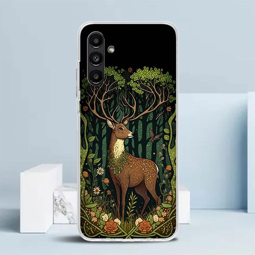 Deer Hunting Camo Cover for Samsung Galaxy A17 A37 A57 A16 A26 A36 A56 A15 A14 A55 Phone Case A13 A53 A25 A35 A24 A34 A23 A33 Ga