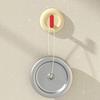 Adhesive Wall Hook No Drill Hook Strong Load-bearing Capacity Hanging Hook for Bathroom Kitchen Renters
