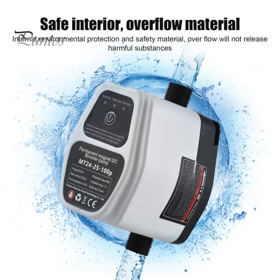 Автоматический портативный повысительный насос давления воды, 3 режима, регулируемый водонепроницаемый малошумный бытовой повысительный насос 100 Па