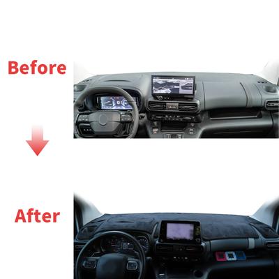 Citroen Berlingo Для Peugeot Partner Для Opel Combo Life 2019-2025 Накладка на панель приборов Коврик на панель Солнцезащитный Коврик защитный