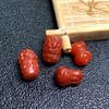Южно-красный агат Резной Цветок и Дракон Бочонки Бусины DIY Аксессуары для Браслетов