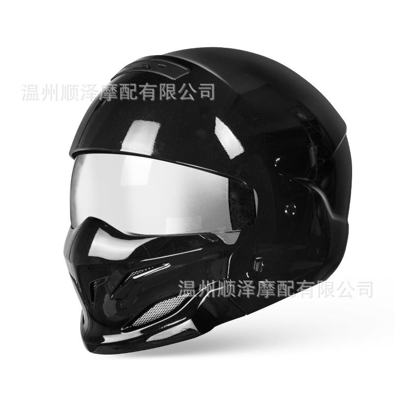 3C Certified Retro Motorcycle Half Helmet With Bluetooth Headset Adult Riders All Season Use