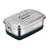 Stainless Steel Lunch Box Double Layer Bentos Box with Compartments Leak Proof Food Container for Adults and Kids