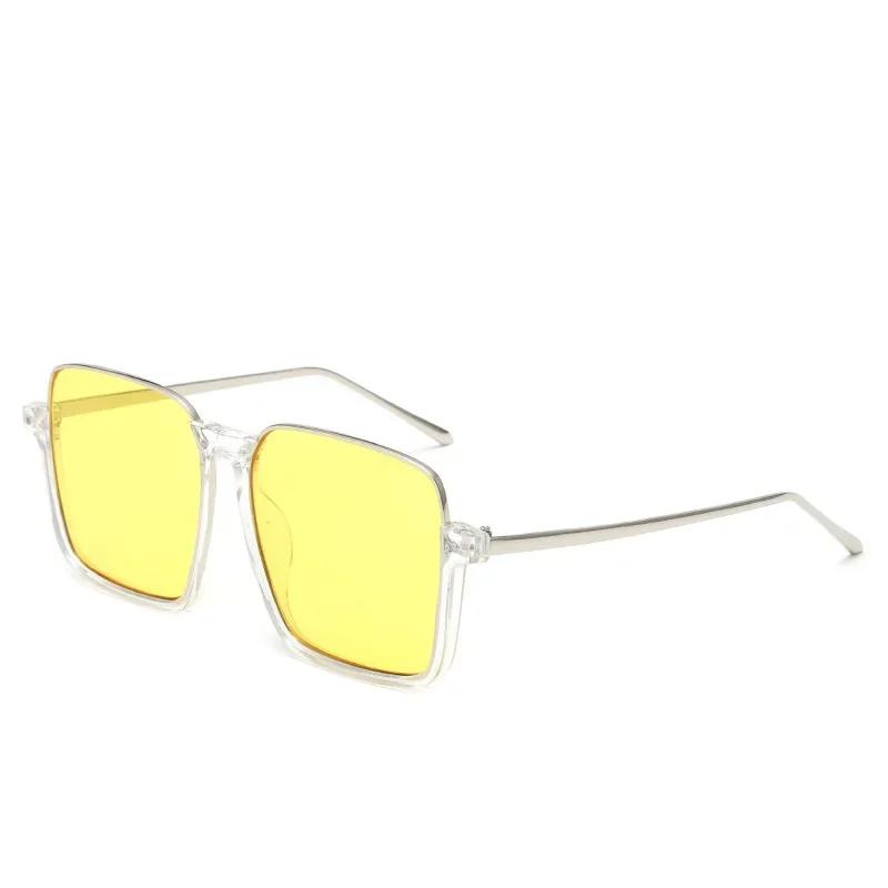 Модные солнцезащитные очки в полурамке, квадратные, для уличной фотографии, для путешествий, винтажные солнцезащитные очки 2025 года, новые персонализированные солнцезащитные очки Uv400