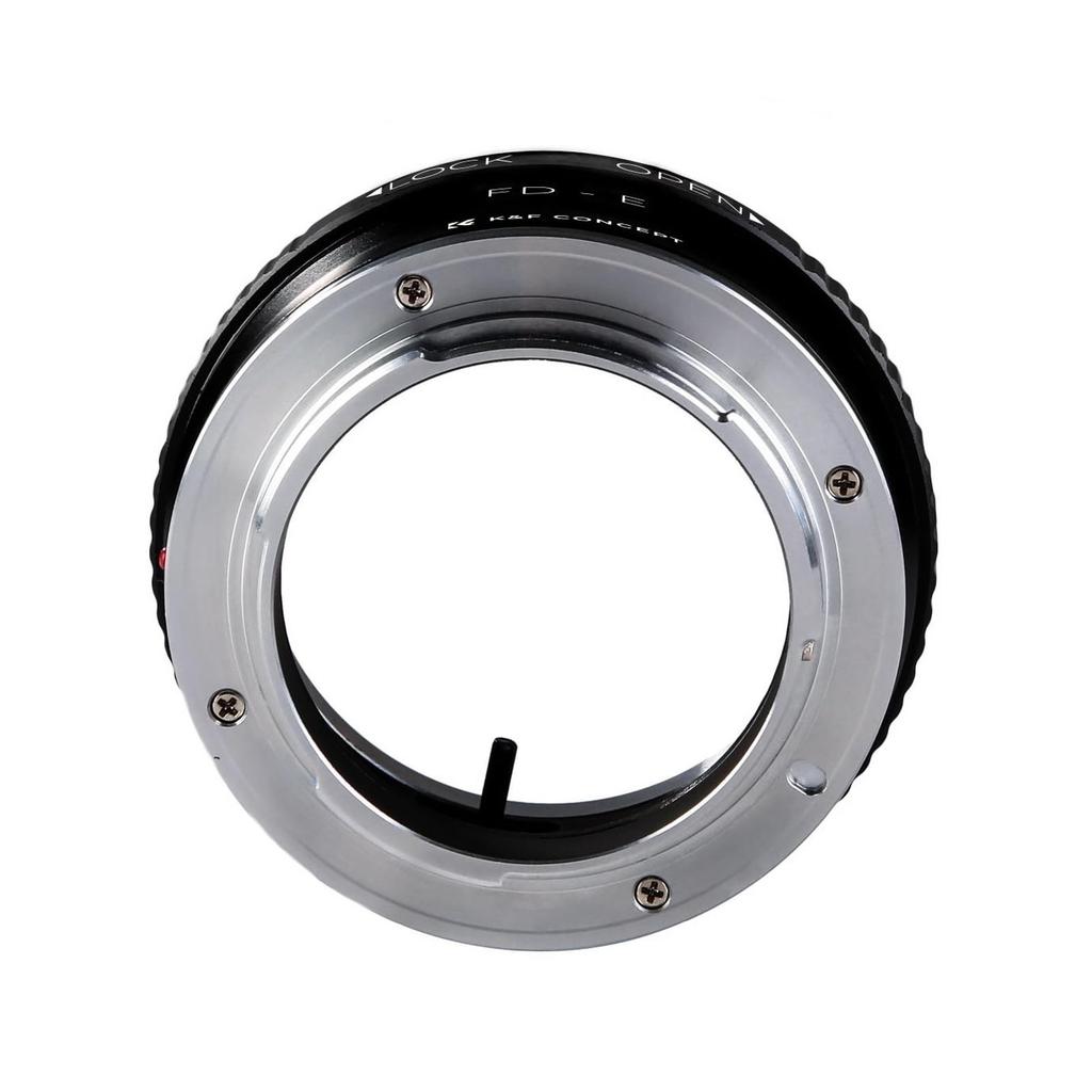 Concept Lens Mount Adapter FD Mount to E Mount with Aperture Ring K&F KF-FDE2 (Canon Adapter)
