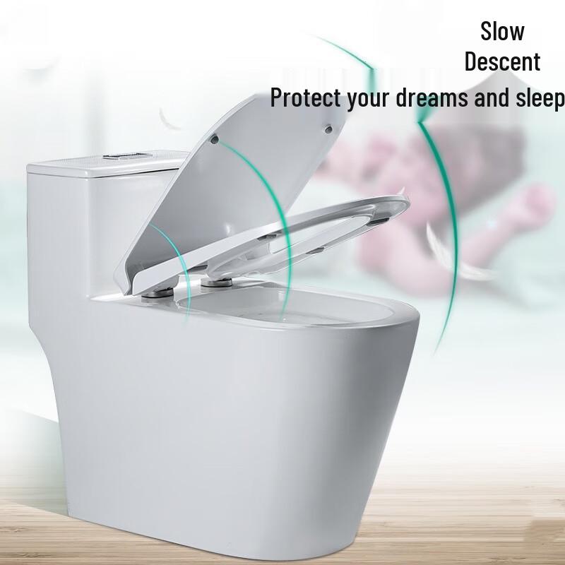 Мягко закрывающаяся быстросъемная крышка-сиденье для унитаза YIXI O-образной формы