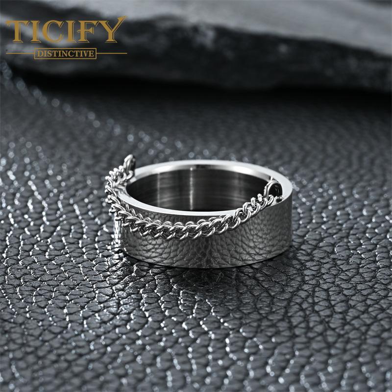 Новый продукт, модная титановая стальная цепочка, кольцо в стиле панк, хип-хоп, ручные украшения