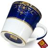 Новая микроволновая печь Royal Blue, сделано в Японии, 230 мл, белый фарфор [кружка OK]