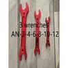 AN3 AN4 AN6 AN8 AN10 AN12 Aluminum Wrench Joint Tool Socket Wrench Tool Kit Double Head Joint Disassembly Wrench Repair Tools