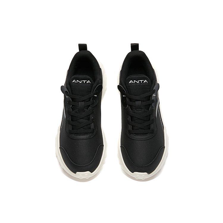 Anta Running Collection Lightweight Breathable Lightweight And Breathable Low top Running Shoes Women's Black Silver 122115582-8
