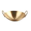 Thickened Golden Ear Alcohol Furnace Household Non Stick Pan Small Hotpot Golden Dry Pot Pots and Pans Stainless Steel Dry Pot