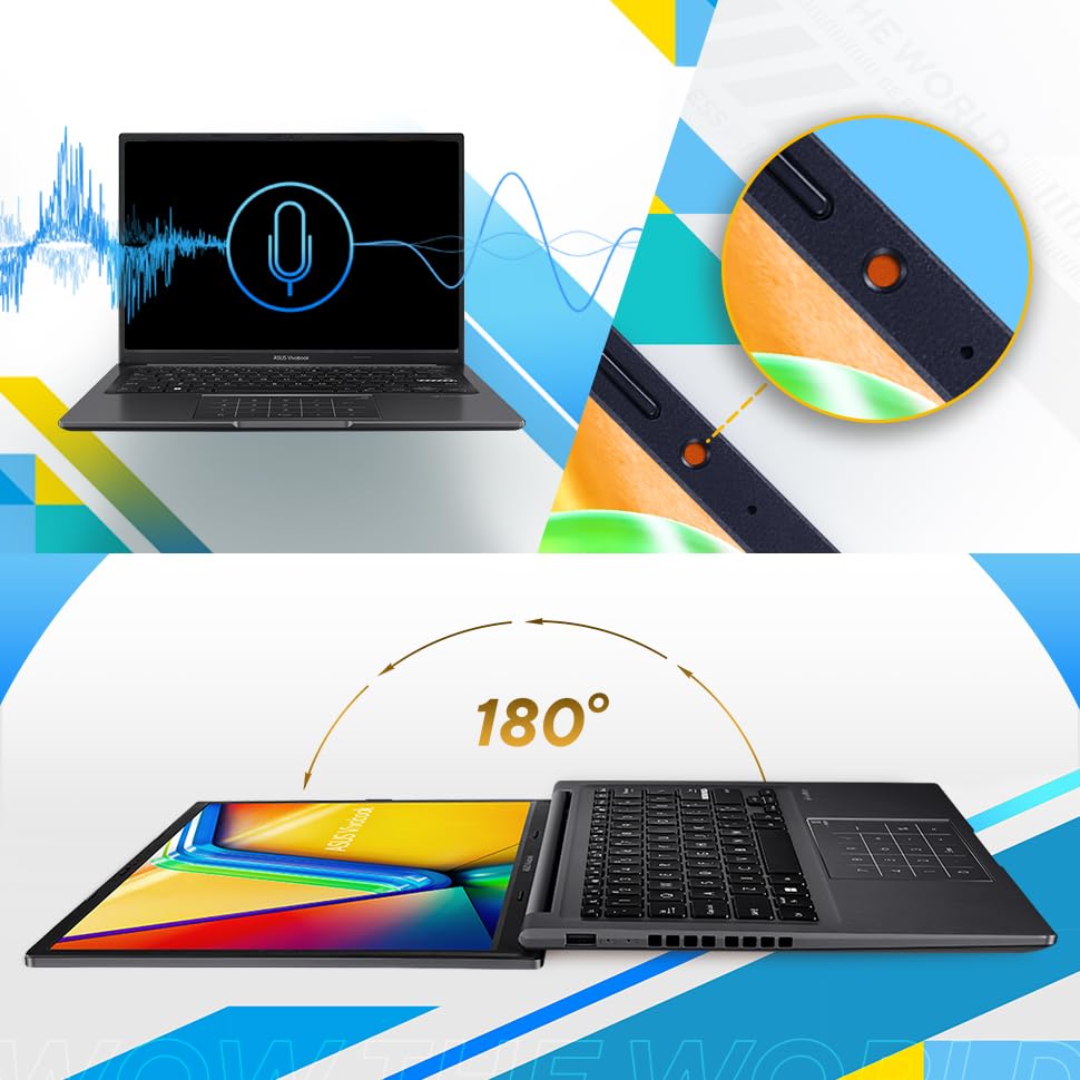 ASUS Vivobook 14 X1405VA Intel Core i7 16GB 512GB WPS Windows Battery Indie Includes PC Game Pass Subscription 14-inch Laptop, 13620H, Memory, SSD,