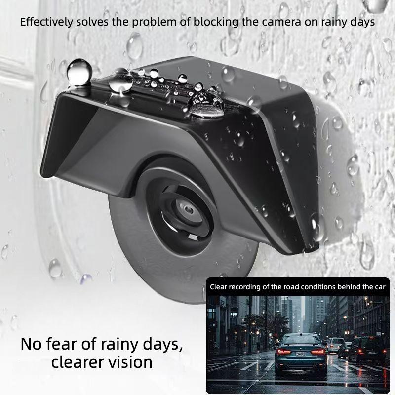 For iCAUR V23 2025‑2026 Streaming Rear‑View Backup Camera Rain Guard Visor Lens Protector Exterior Mod Accessories