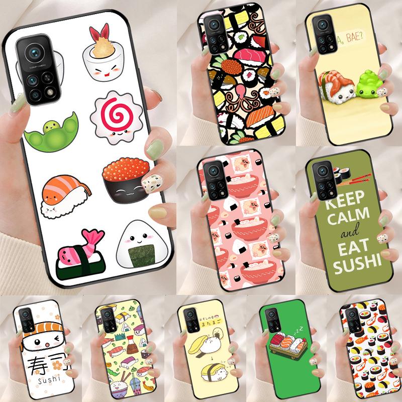 Суши Роллы Рис Кухня Еда Милый Чехол Для Xiaomi 11T 12T 13T 14T Pro 13 14 15 Ultra POCO X7 Pro X3 X5 X6 F5 F6 M6 Pro Чехол