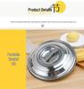 Large Capacity 304 Stainless Steel Insulated Bucket - 3-Layer Thickened Sealed for Rice, Soup, Tea, Hot Water, and Soy Milk