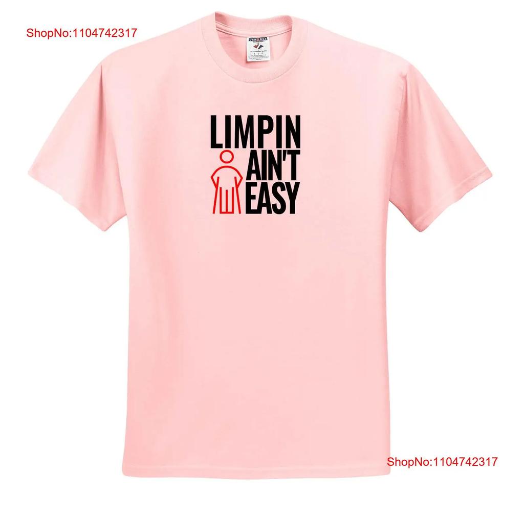 dRose Limpin Aint Easy Crutches Injury ReplaceUnisext Design T Shirt vintage Washed Soft Casual streetwear Breathable